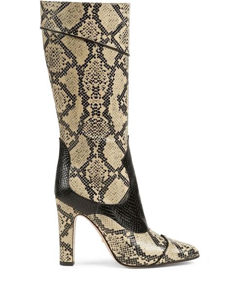 gucci snake skin boots|Gucci Boots .